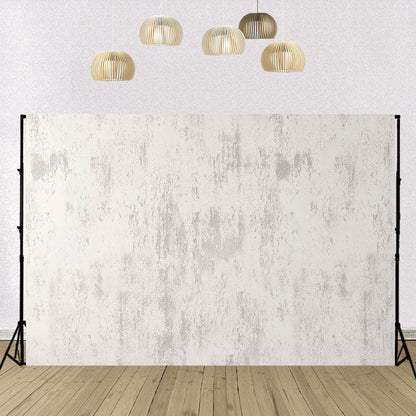 White Gray Abstract Mottled Wall Photography Backdrop