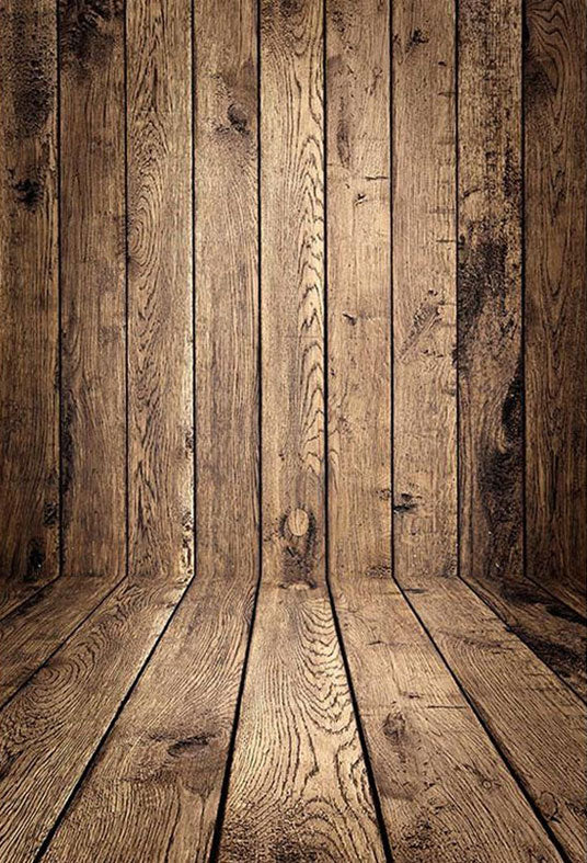 Nature Wood Color Floor And Wood Wall Texture For Photo Backdrop