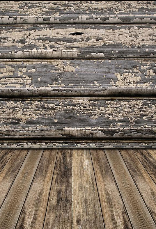 Old Dark Brown Wood Floor Texture  Backdrop for Photography