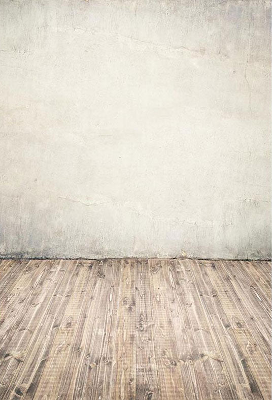 White Wall Old Wood Floor Texture Backdrop For Photography