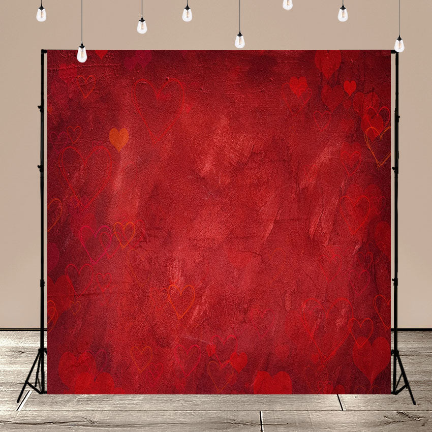 Abstract Deep Red Pattern Photography Backdrops for Picture