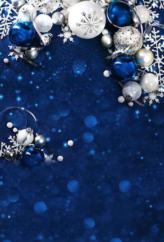 Christmas Bokeh Glitter Jewelry Dark Blue Background Backdrop For Photography