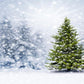 Glitter Snow Winter Pine Backdrops