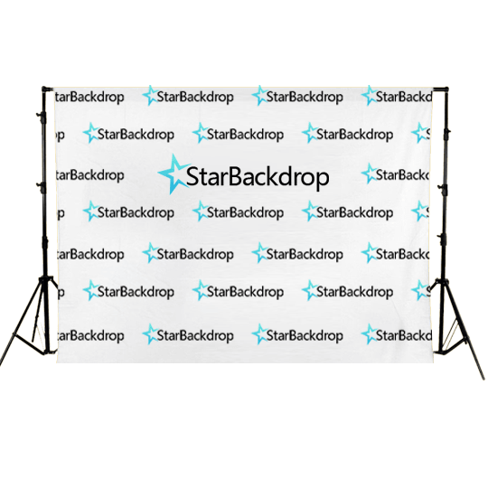 Step & Repeat Backdrop (Upload Your Custom Logo) – Starbackdrop