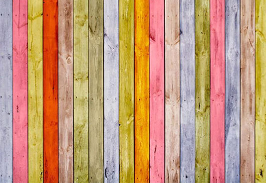 Colorful Wood Floor Texture Backdrop For Studio Photo