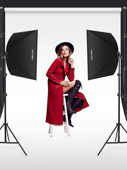 2pcs Softbox Photography Soft Lighting Kit 20"X28" with Carrying Bag for Photo Studio
