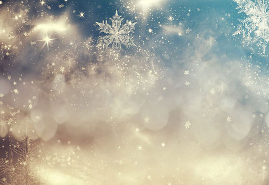Christmas Snowflake Photography Backdrop