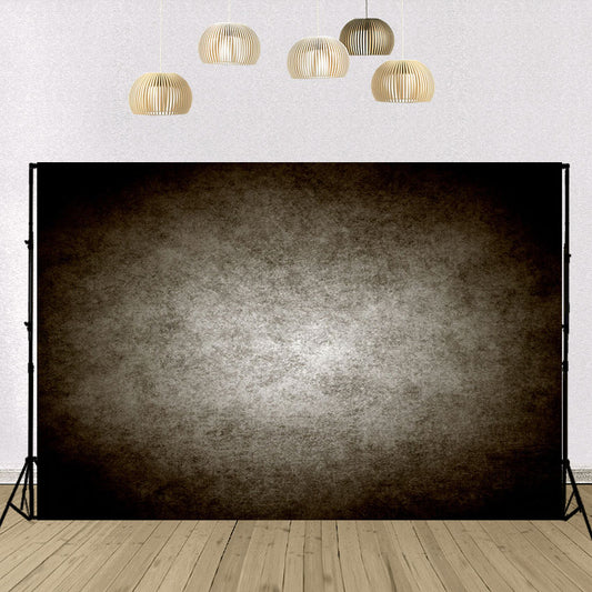 Dark Brown Bright Center Abstract Backdrop for Photo