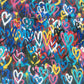 Valentine's Day Graffiti Heart Photo Booth Backdrops