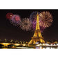 Paris City Photo Backdrop Eiffel Tower Night View Photography Background