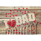 I Love Dad Backdrop for Father's Day Photography Wood Floor Background