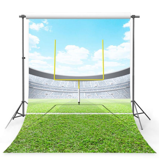 Green Grassland Sports Backdrop Football Field Photography Background