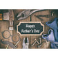 Happy Father' Day Backdrop Brown Wood Floor Photography Background