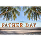 Products Happy Father's Day Backdrop Coconut Tree Seaside Photography Background