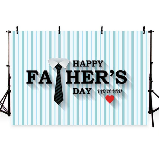 Dad I Love You Backdrop Father's Day Decoration Photography Background