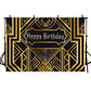 Golden Backdrops for Birthday Party Photography Background