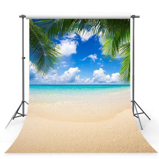 Seaside Beautiful Scenery Backdrops for Relax Vocation Photography Backgrounds