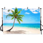 Seaside Beautiful Scenery Backdrop for Vocation Photography Background