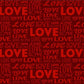 Red Love Valentine's Day Poster Backdrop for Studio
