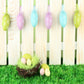 Easter Fence Colorful Eggs Photo Booth Prop Backdrops