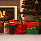 Red Christmas Gift Photo Studio Backdrop
