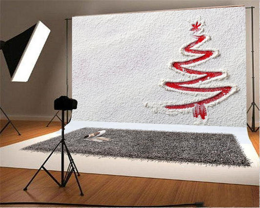 Snow Christmas Photography Backdrop Prop