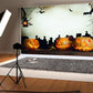 Pumpkin Light Halloween Backdrop for Picture