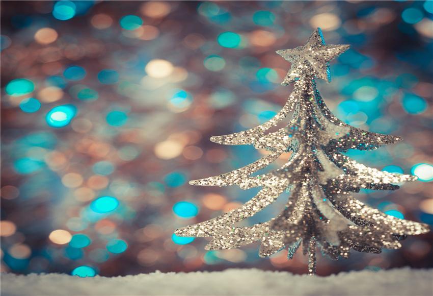 Christmas Shiny Pine Photo Studio Backdrops for Picture