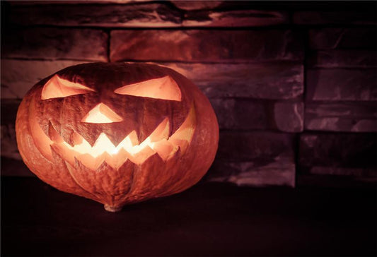 Pumpkin Light Halloween Backdrops