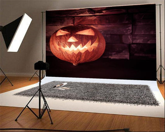 Pumpkin Light Halloween Backdrops