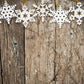 Snowflake Brown Christmas Photo Backdrops