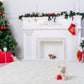 Christmas Tree White Fireplace Backdrops