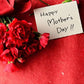 Red Flower Decoration Background For Mother's Day Photography Backdrop