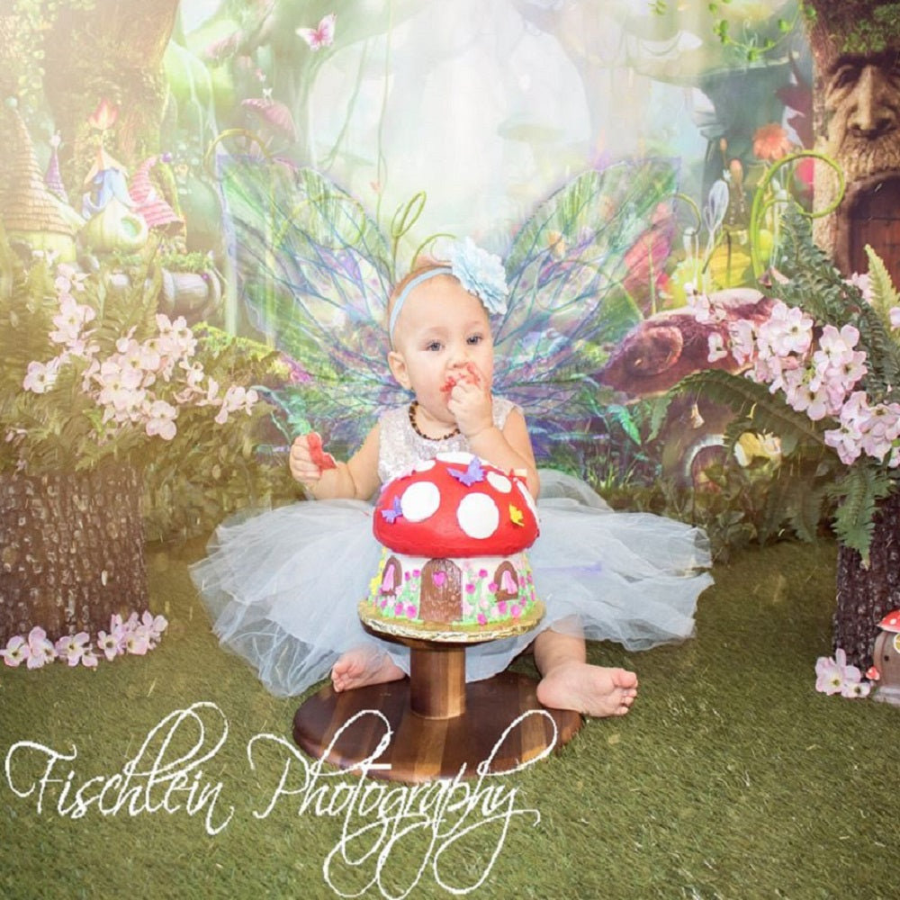 Fairy Tale Spirits and Girls In The Forest  Backdrop for Baby Show Photography
