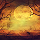 Brown Halloween Photo Backdrop for Party