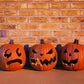 Pumpkin Sculpture Halloween Backdrop