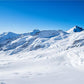 Winter Blue Sky Snow Mountain Photo Backdrop