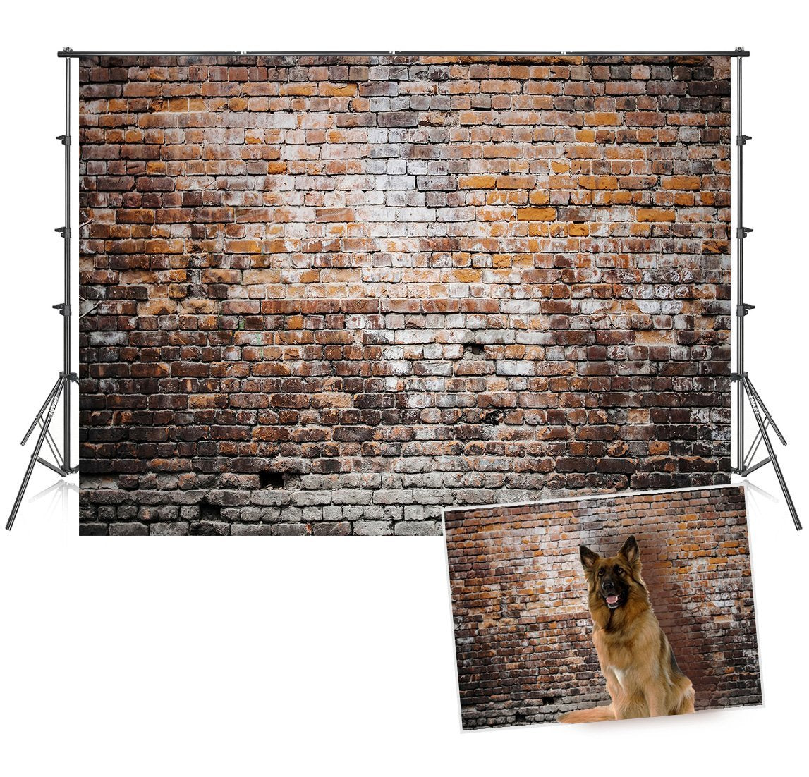 Vintage Brick Wall Backdrops Retro Background for Photography Prop