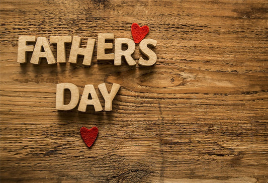 Happy Father's Day Wooden Backdrop for Dad