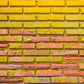 Yellow Retro Brick Wall Photography Backdrops for Picture