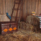 Fall Haystack Barn Photography Backdrop