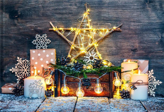 Bright Stars Christmas Photo Backdrops