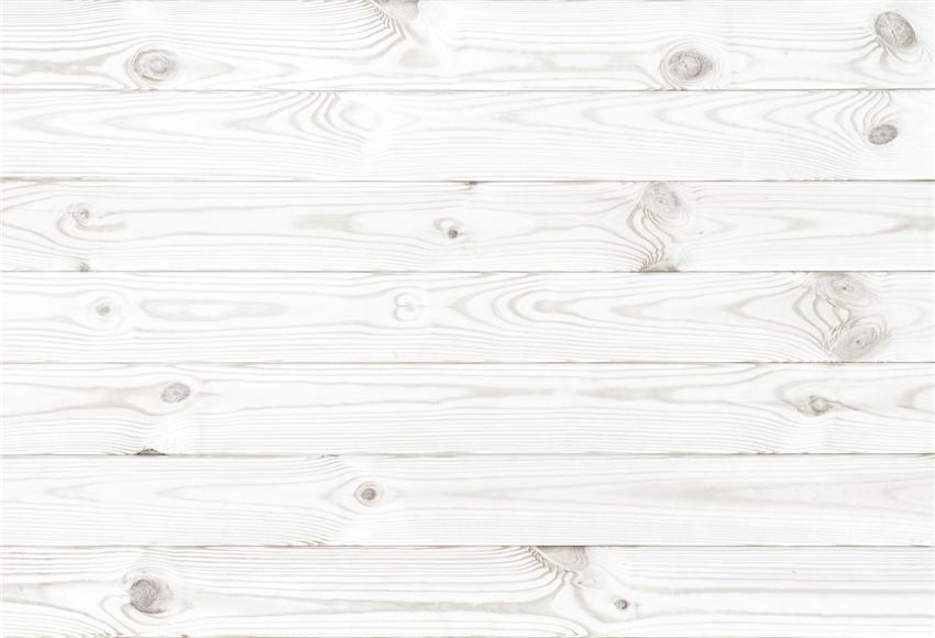 White Wooden Texture Photo Backdrop Fabric