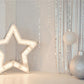 Sliver Stars Light Christmas Backdrop