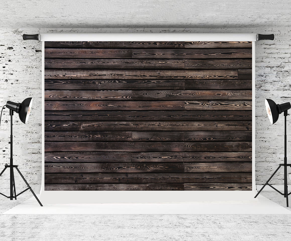Dark Color Wood Wall Backdrop for photography
