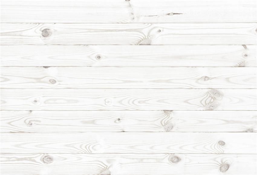 White Wood Texture Wall Portrait Backdrop for Photos