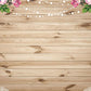 Pink Flowers Bridal Show Wood Backdrop for Prom