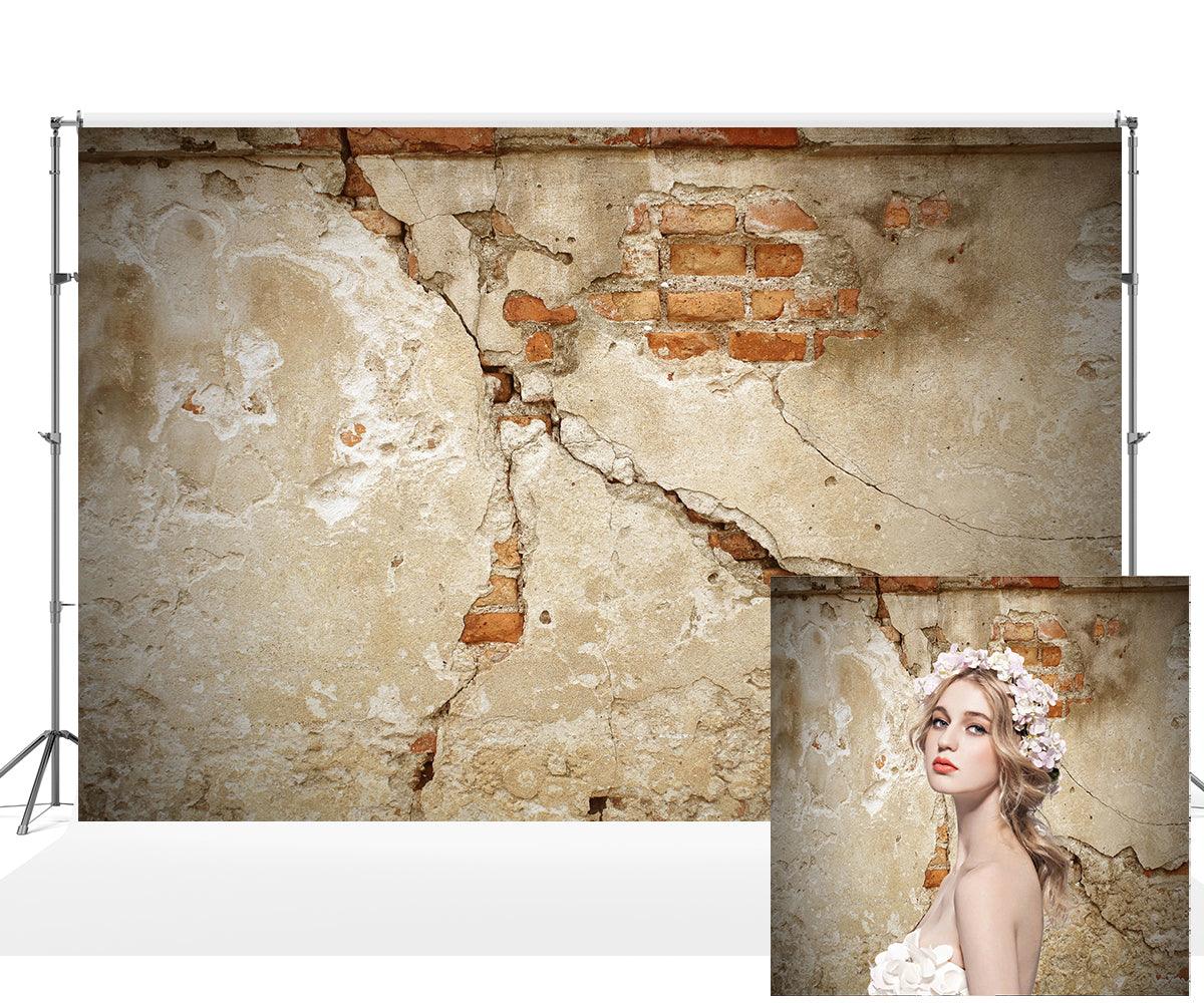 Concrete Brick Weathered Walls Photographic Studio Photo Photography Backgrounds HJ11207