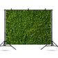 Spring Nature Green Lawn Leaves Backdrop for Photography Grass Background