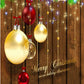 Dark Brown Wood Christmas Photo Backdrops